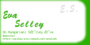 eva selley business card